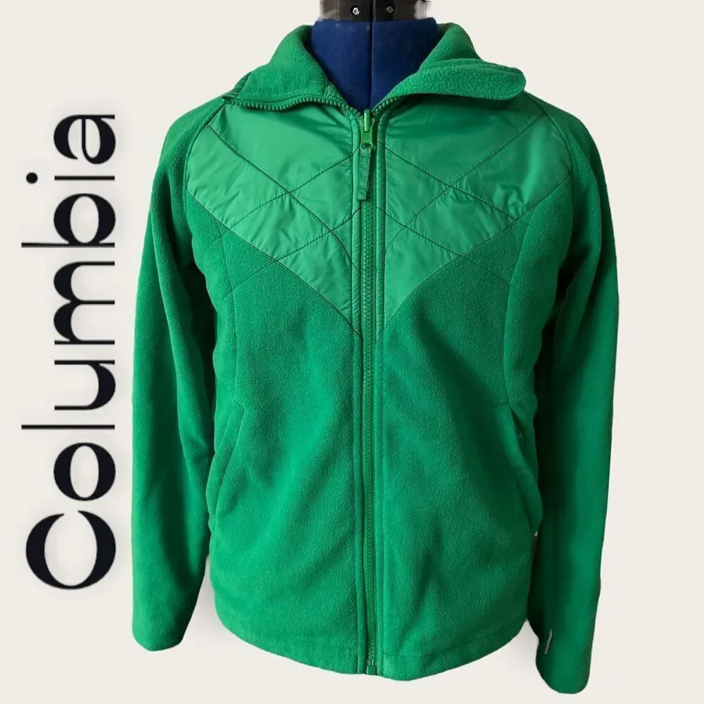 Columbia Size Girls Large 14/16 Full Zip Fleece